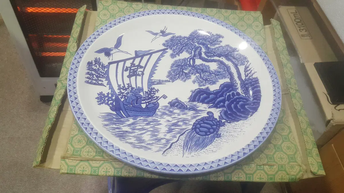 1960 33 센티 미사용 일본 접시
