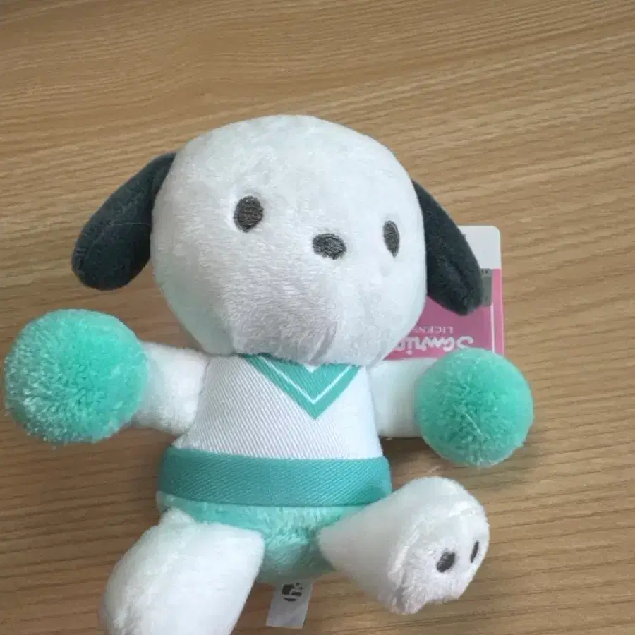 산리오 포차코 인형 키링 치어리더