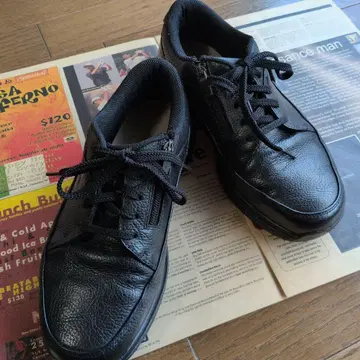 [새상품급] MIZUNO / 남성용 블랙 비즈니스 슈즈 사이드 지퍼