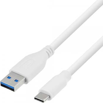 USB-A to Type-C 3.2 데이터 충전 케이블 0.3m 화이트