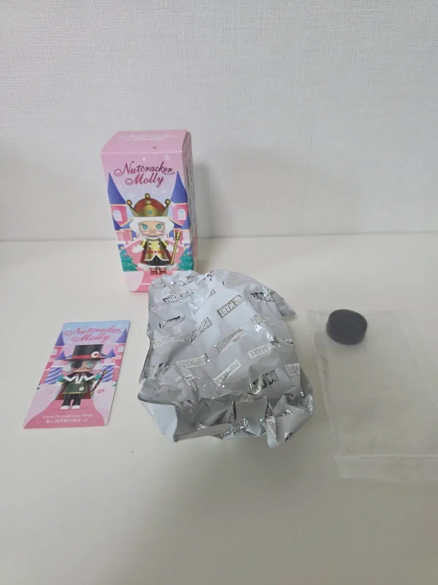 사탕봉지 미개봉>>팝마트 몰리 피규어 호두까기 드로셀마이어 화이트