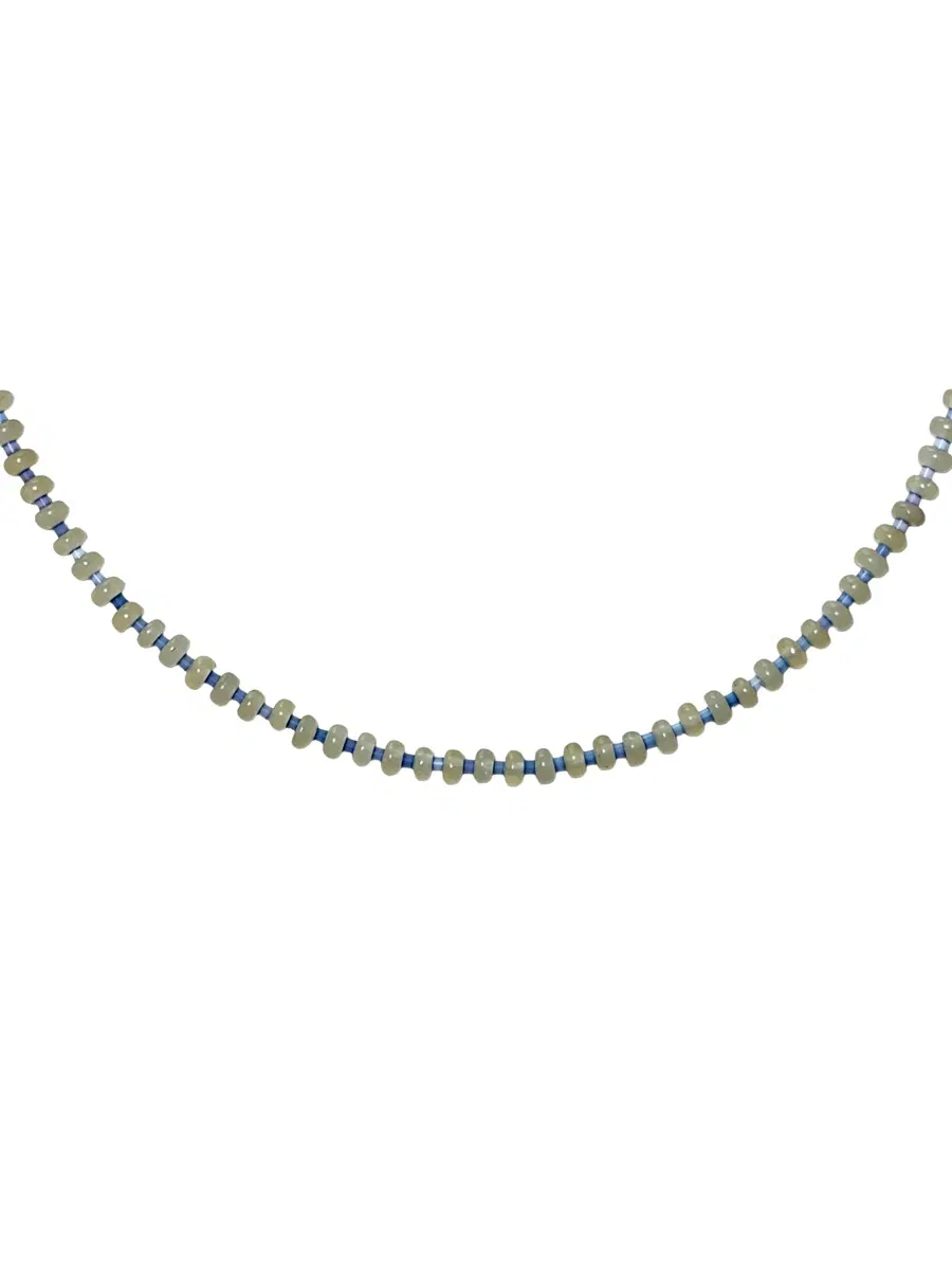 Blue lemonade necklace
