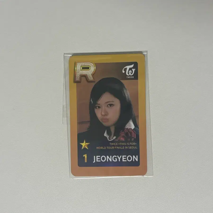 트와이스 정연 포카 콘서트 앙콘 슈스제 미션 인증