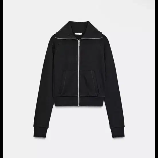 2회 착용) ZARA 플러시 여성 후디 집업 M