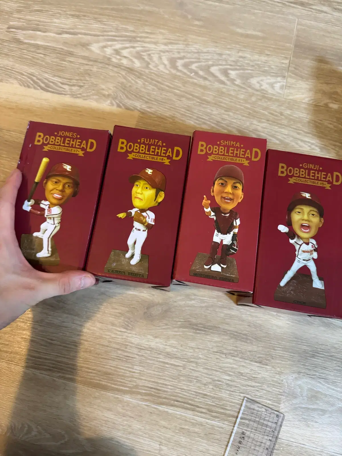 4종세트 중고 라쿠텐 이글스 보블 헤드 피규어