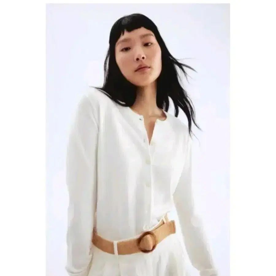 H&M 에이치앤엠 파인 니트 가디건 - 크림