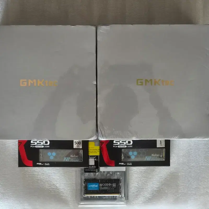 최상급 미니PC GMKtec M8 16GB+500GB, 1TB SSD 완본체 원도우 11 미개봉 새제품,USB 허브, 무선 마우스 잠자리 ATK VXE R1 SE+ 블랙 마우스
