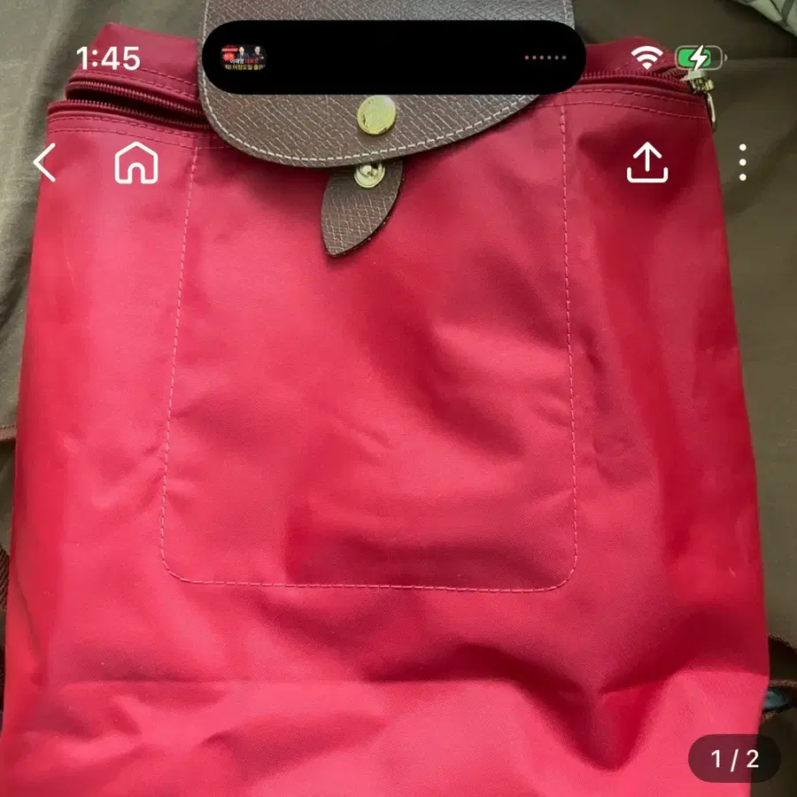 롱샴 르 플리아쥬 백팩