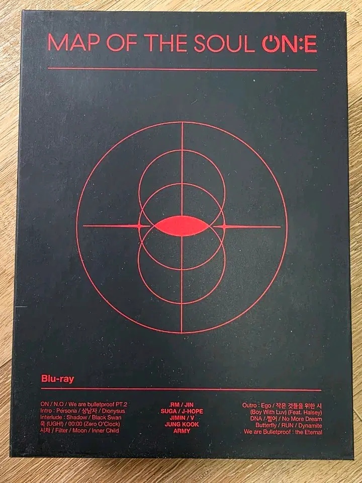 BTS Map of the soul one blu-ray