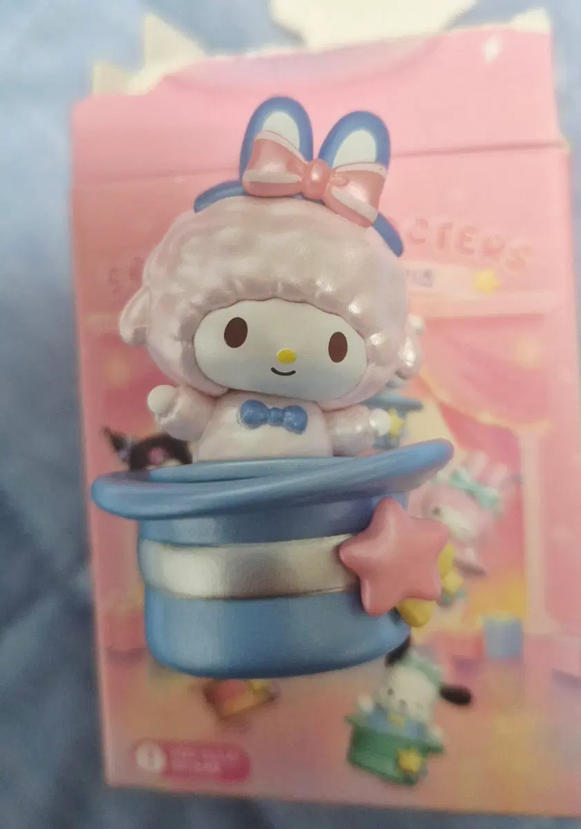 산리오캐릭터즈 마술모자 피아노 반짝이