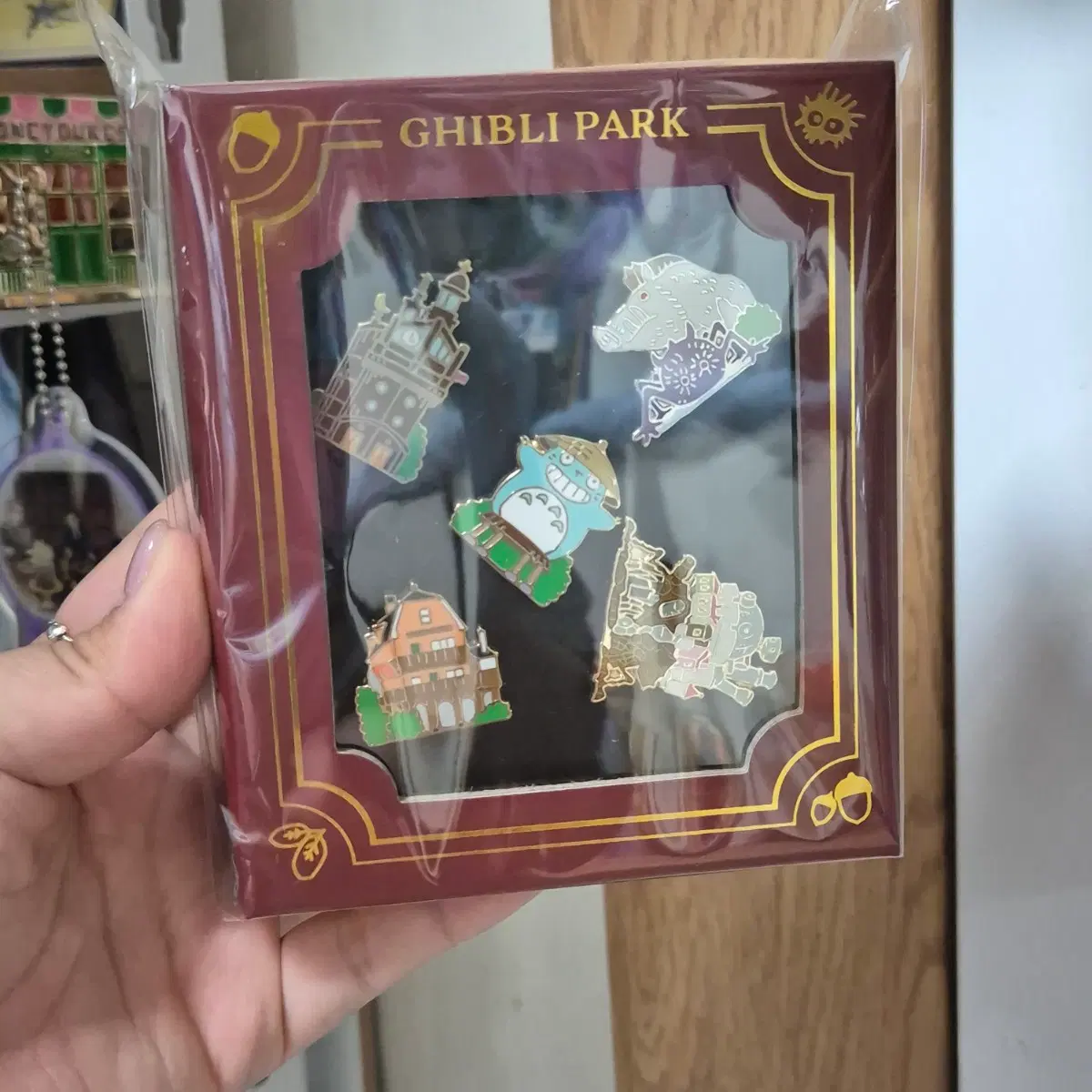 지브리파크 한정 뱃지세트(미개봉)