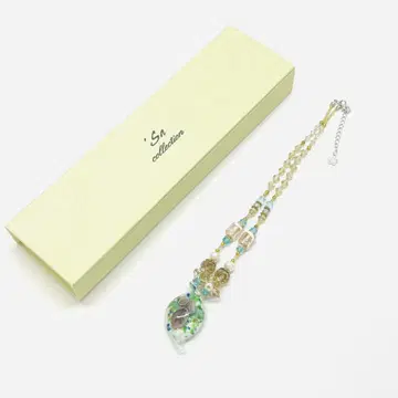 Y608-29 'Sa collection' 유리 목걸이