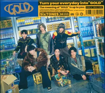 SixTONES Blu-ray 포함 초회반 B GOLD