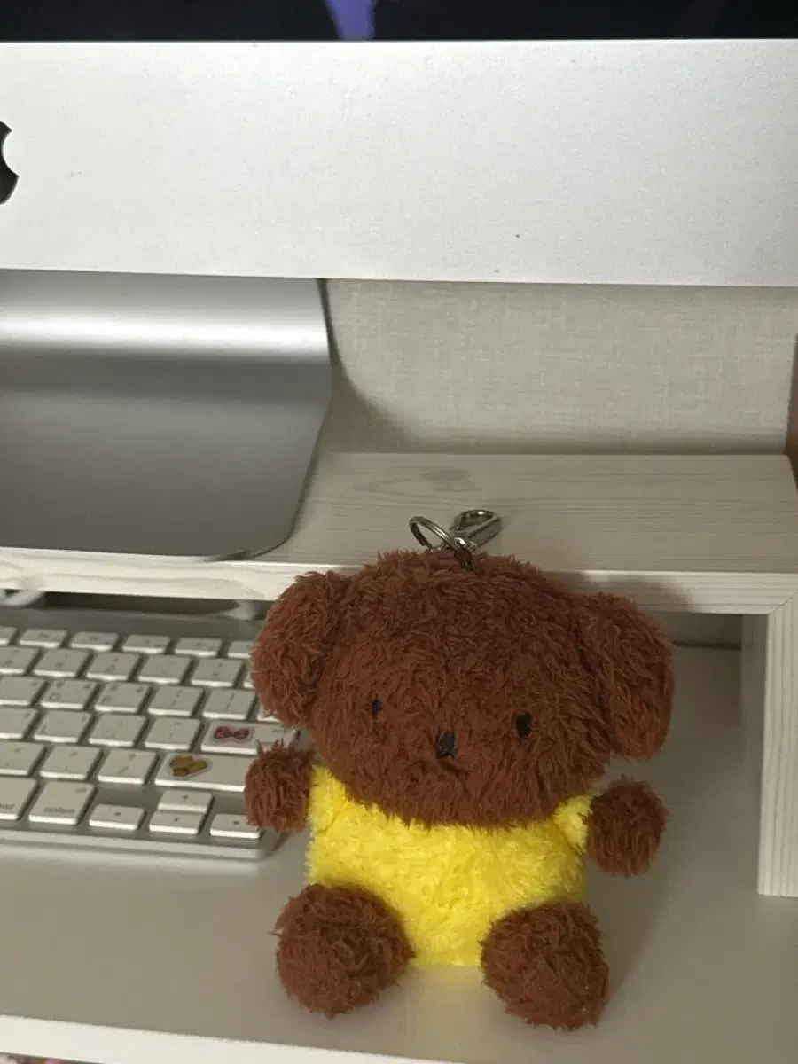 미피 곰돌이 키링 보리스 시팅 복실 보리스 인형키링 새상품