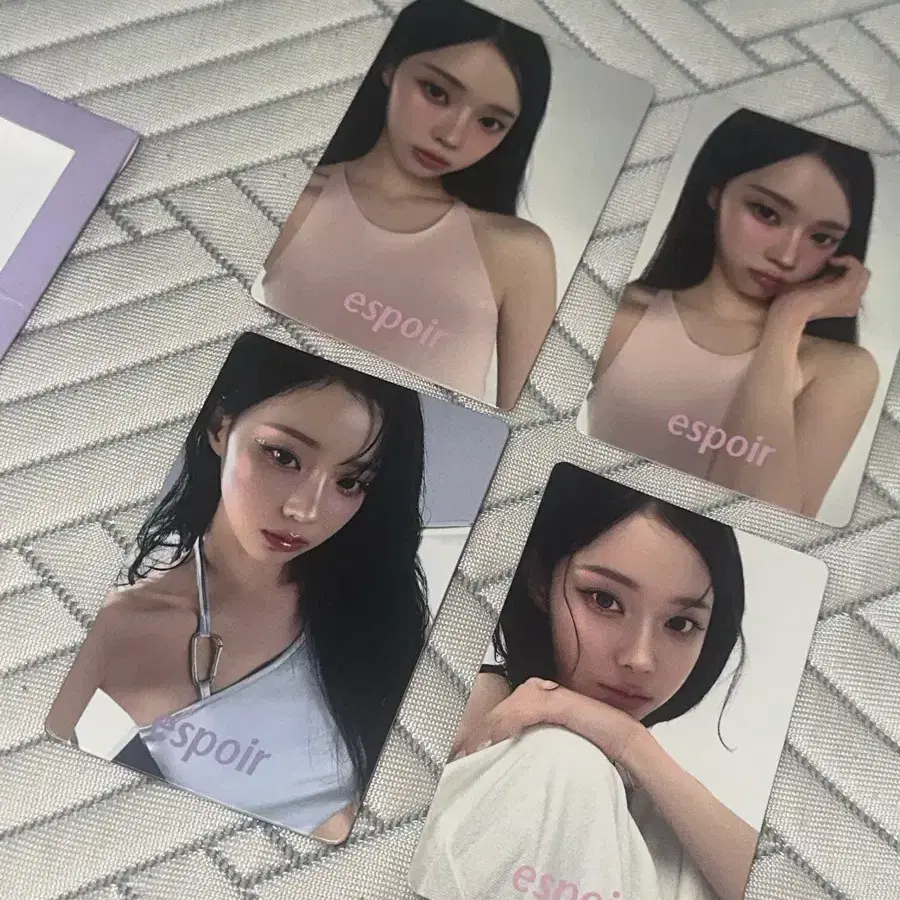 에스쁘아 포토카드 4종 윈터