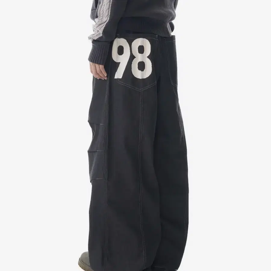 아캄 98 핀턱 데님팬츠 1