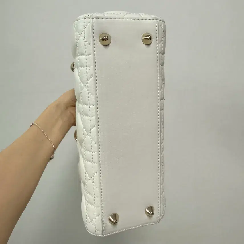 디올 디올) 레이디백 화이트 m0538 스몰 사진 5
