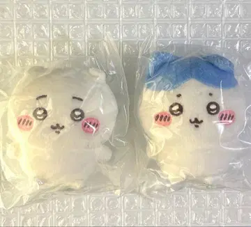 치이카와 (먼작귀) 앉아 봉제 인형 치이카와 하치와레 2개 세트