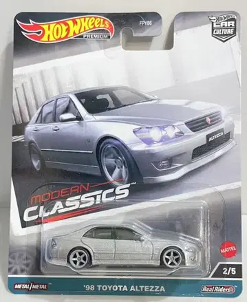 MATTEL HOTWHEELS MODERN CLASSICS HKC66 '98 TOYOTA ALTEZZA 2/5