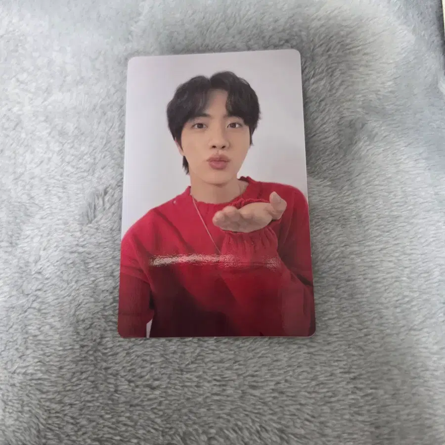 fc japan w 회원 포카 방탄 bts 석진