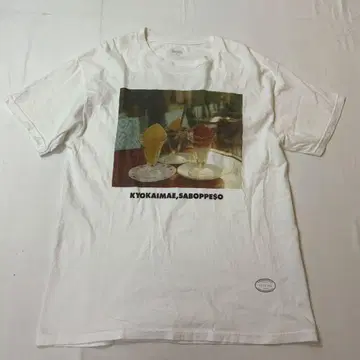 S/S 땡땡 사진 T셔츠 가사땡 L