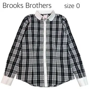 [ size 0 ] 새상품급 Brooks Brothers 클레릭 셔츠 체크