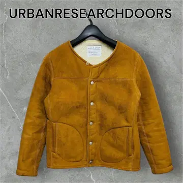 미사용에 가까운 URBAN RESEARCH DOORS 스웨이드 무스탕 코트