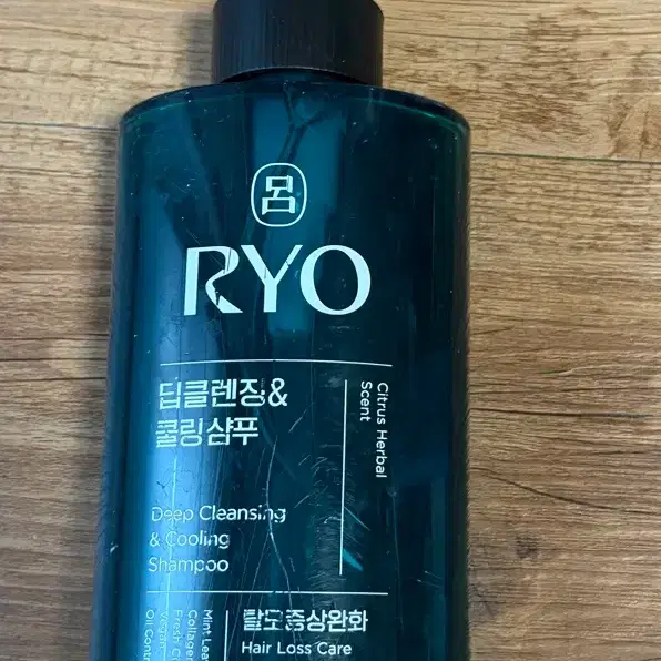 RYO 딥클렌징 & 쿨링 샴푸 탈모증상완화