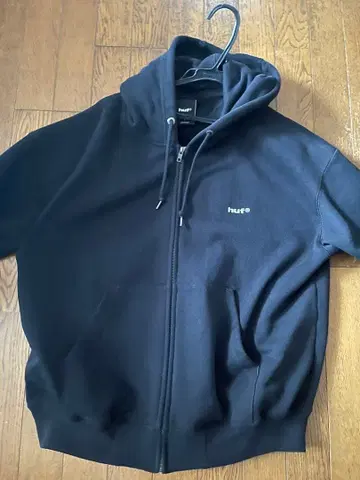 HUF 집업 후드티 블랙