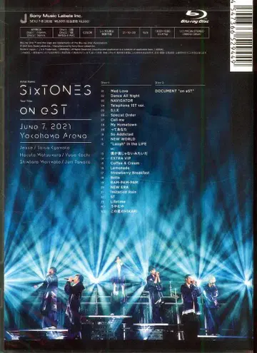 SixTONES Blu-ray 일반ver on eST