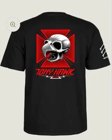 Powell Peralta TonyHawk 토니 호크 티셔츠 블랙 XL