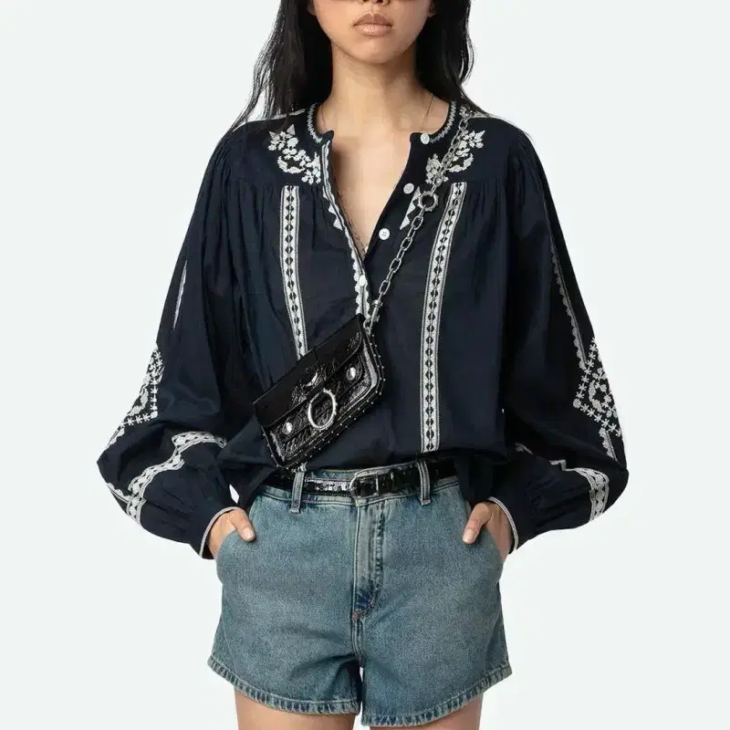 쟈딕앤볼테르] 티지 코튼 블라우스 Tigy Cotton Blouse