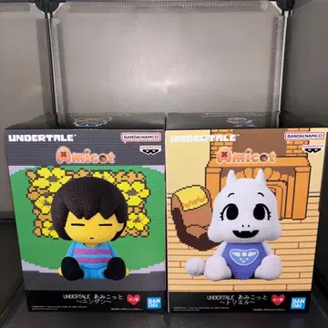 UNDERTALE 아미코토 피규어 2종 세트 인간 트리엘