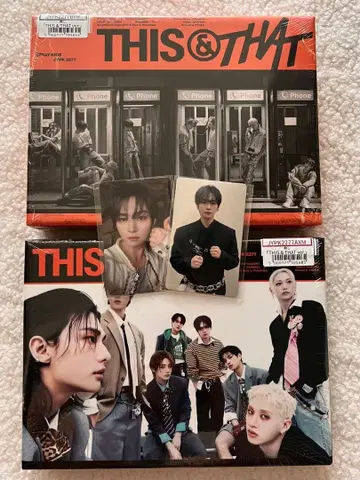 스키즈 THIS&THAT 미개봉 세트 리노 럭키 드로우, 플라이어 포함