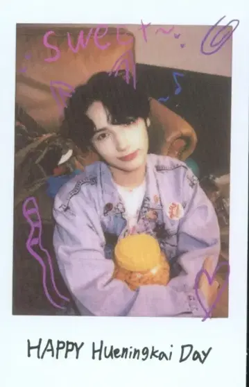 TXT 2023DecoKit HUENINGKAI 트레이딩 카드 폴라로이드