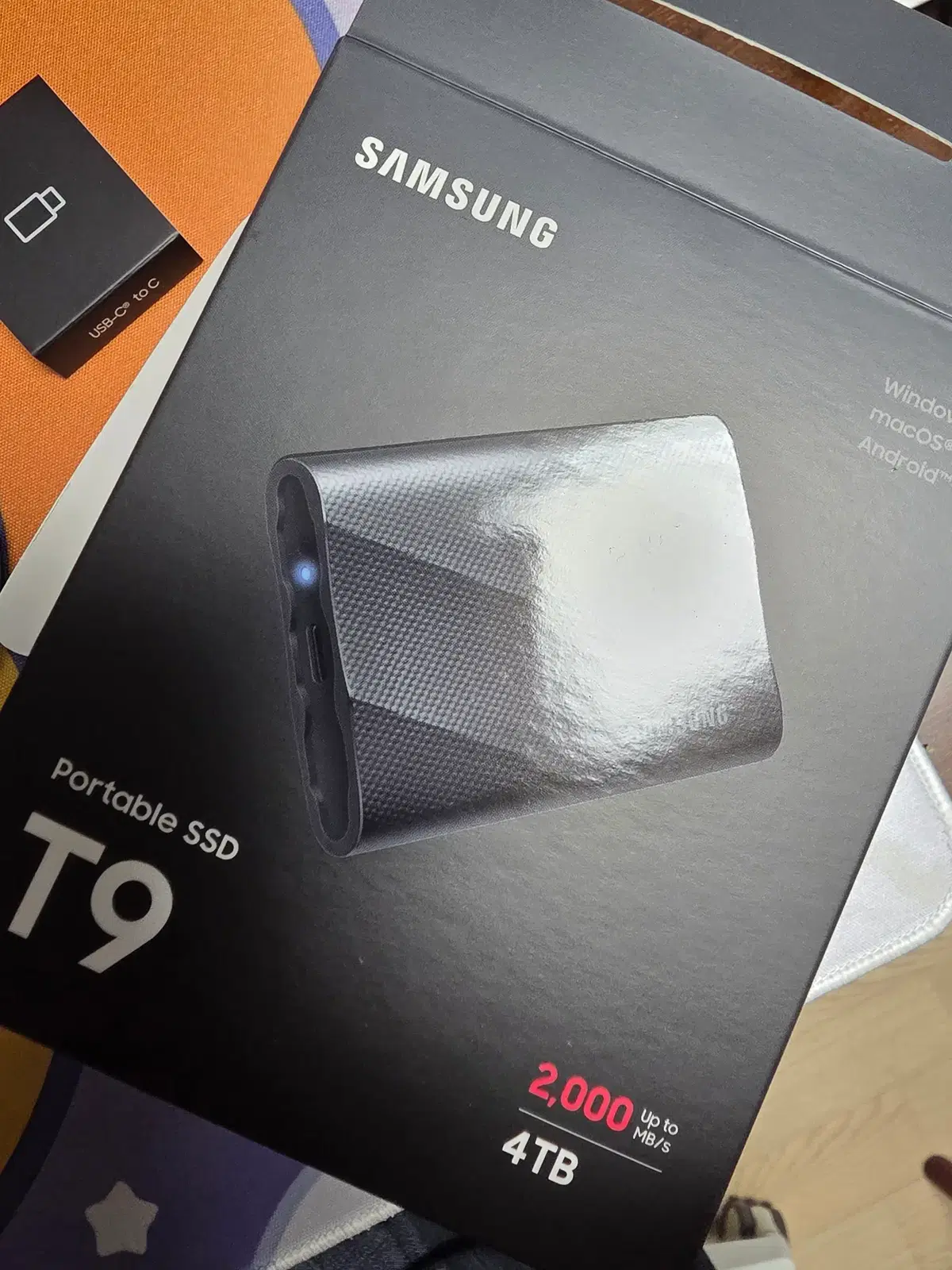 삼성 포터블 SSD T9 판매합니다.