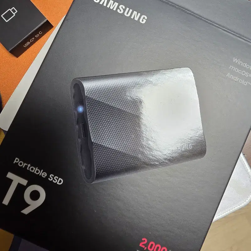 삼성 포터블 SSD T9 판매합니다.