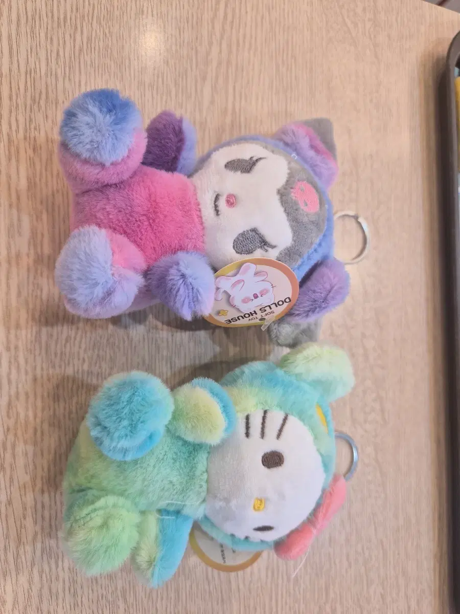 산리오 인형키링 파스텔