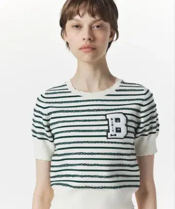 Bibiy B. BORDER LOCK KNIT 그린