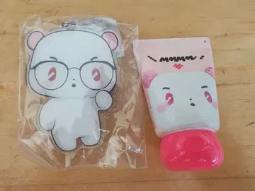 PLAVE mmmm 아크릴 키링 핸드크림 세트 밤비