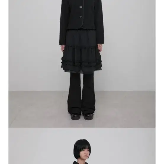 플레이업 레이어드 스커트