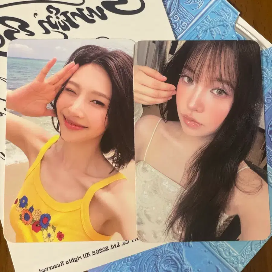 레드벨벳 서핀보이 조이&예리 포카 일괄