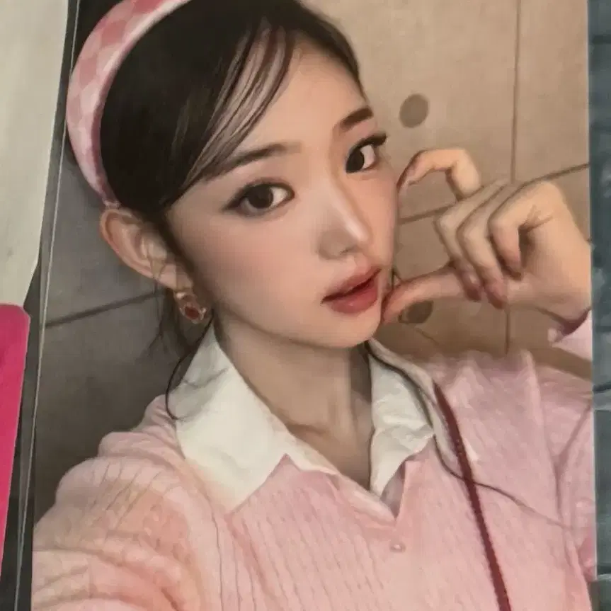 키키 이솔 위드뮤 팬싸 포카 똥머리