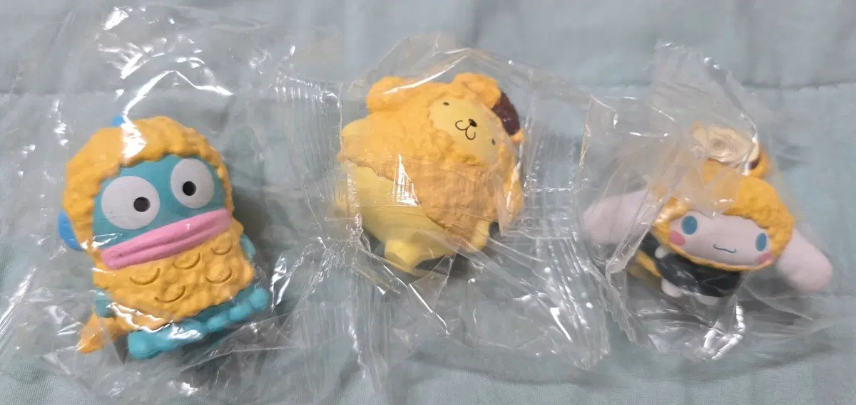 산리오 폼폼푸린, 시나모롤, 한교동 튀김가챠