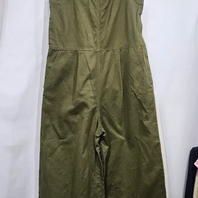 일본 w closet 카키데님 점퍼수트 ssz