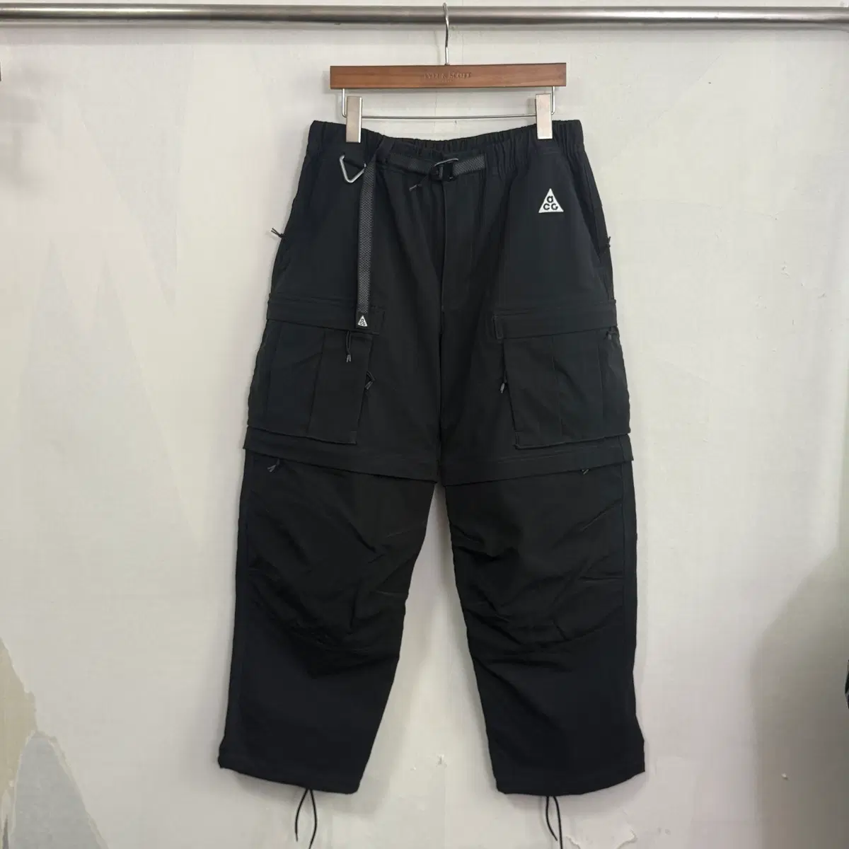 나이키 ACG 블랙 컨버터블 카고 팬츠 32사이즈