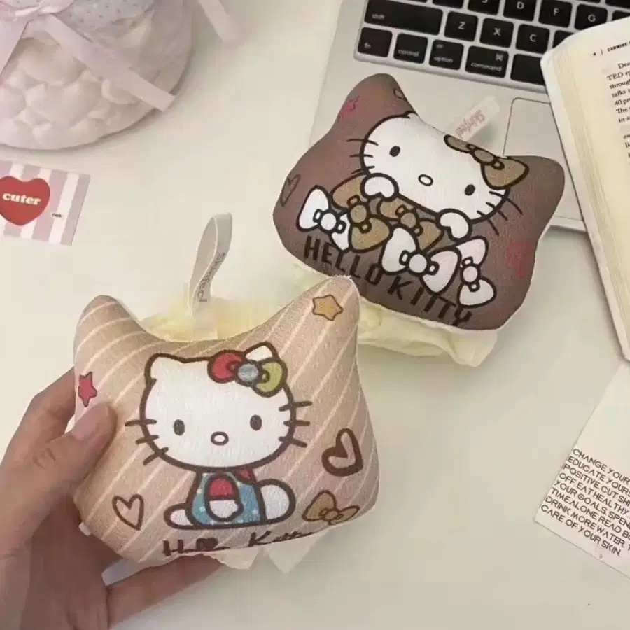 헬로키티 목욕 바디 샤워볼 고리