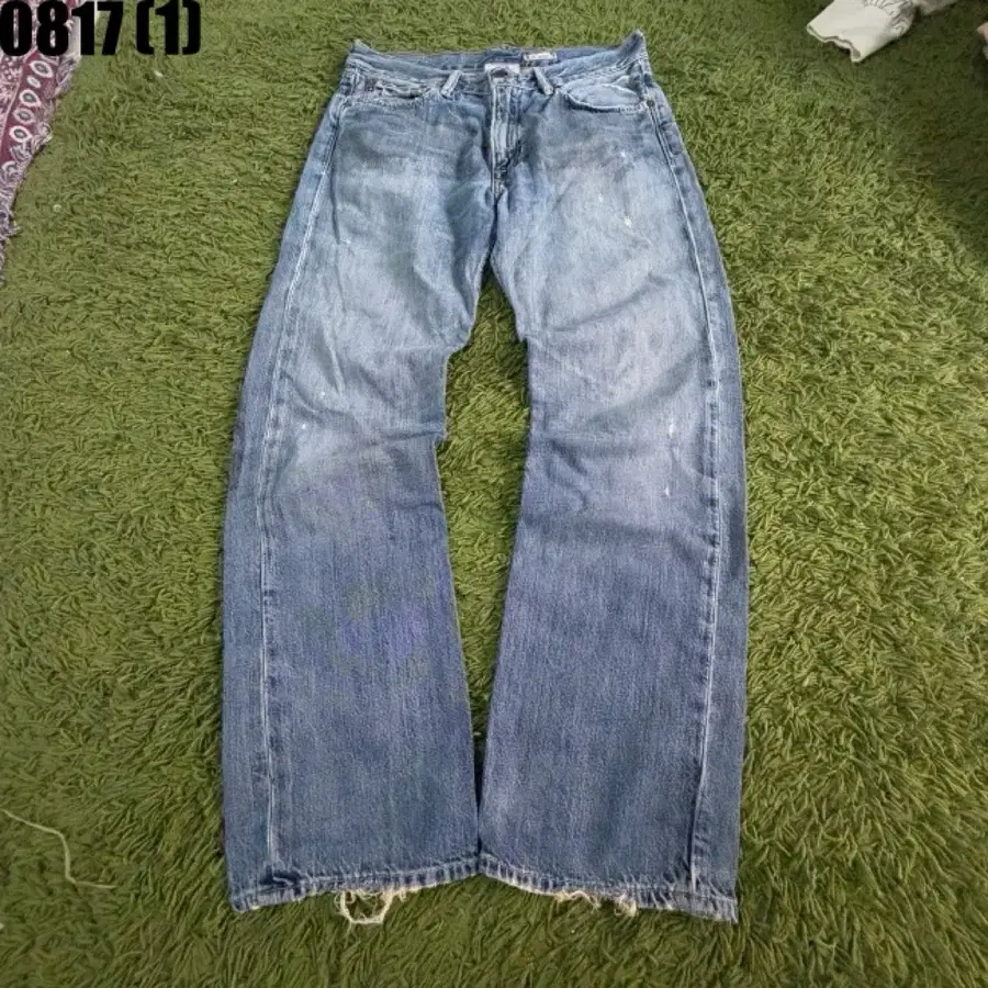 폴로 청바지 와이드 레그 데님 팬츠 31