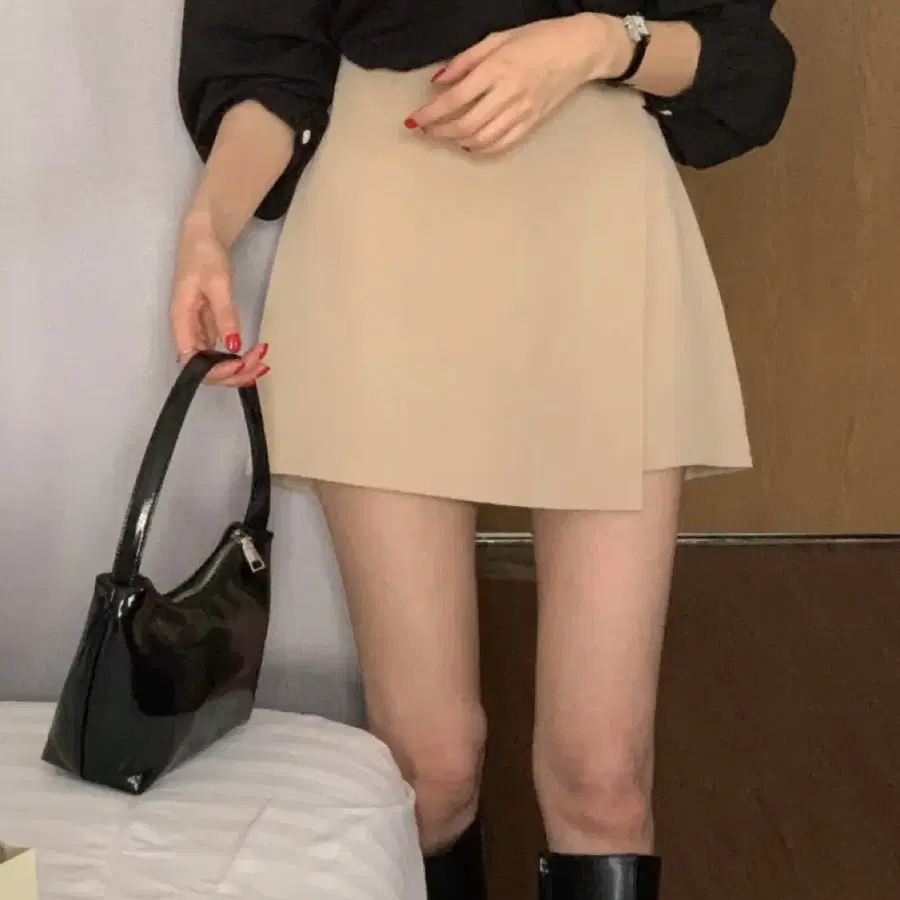 베이지 치마바지