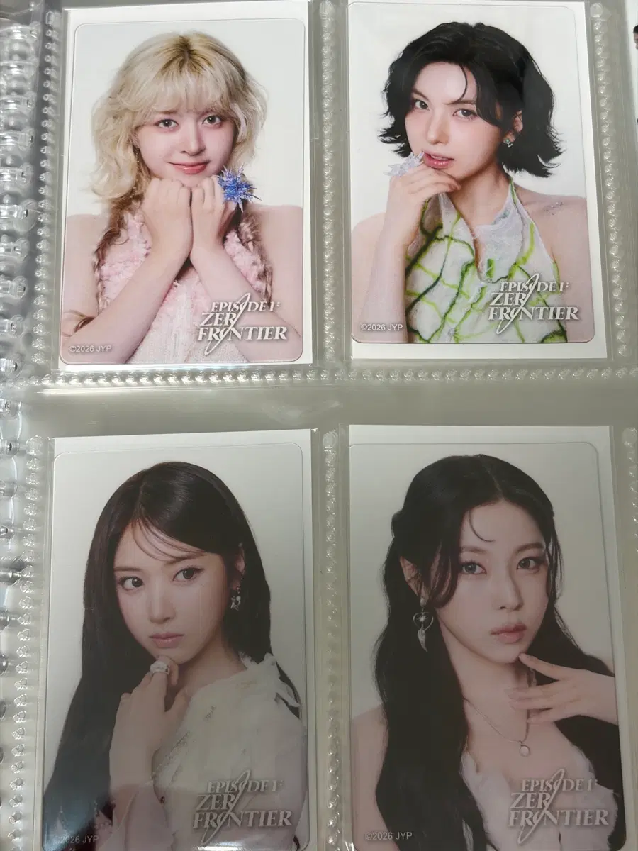 엔믹스 헤비세레나데 포토카드 포카 일본 투명